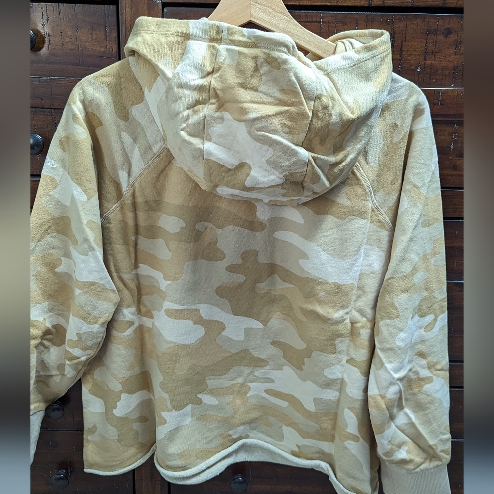 Nili Lotan + Target camo print lightweight sweatshirt hoodie size L - Picture 8 of 9